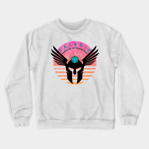 Paladin Sunset Crewneck Sweatshirt by DTwntyDesigns